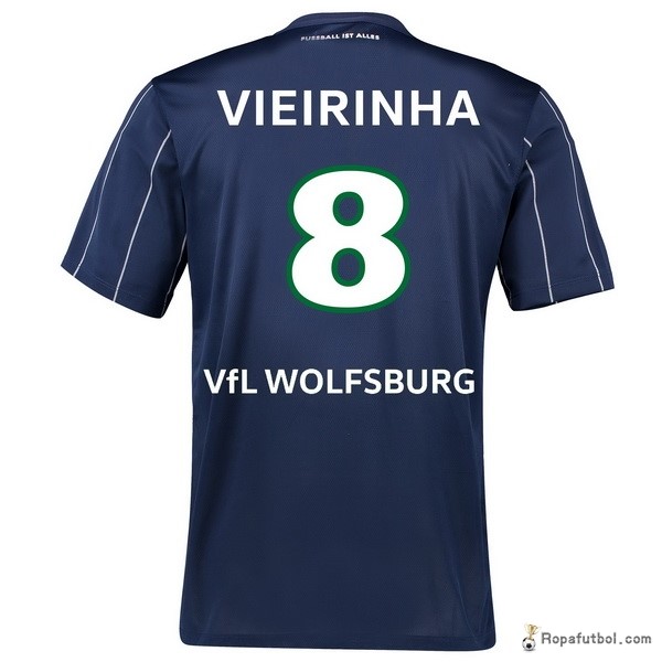 Camiseta VfL Wolfsburgo Replica Tercera Ropa Vieirinha 2016/17 Azul